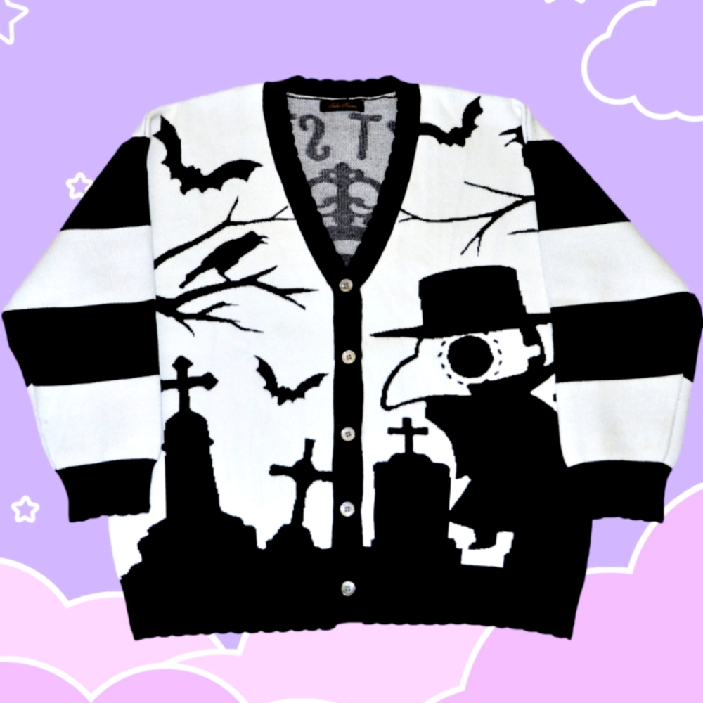 Oversized Gothic Cardigan 🖤